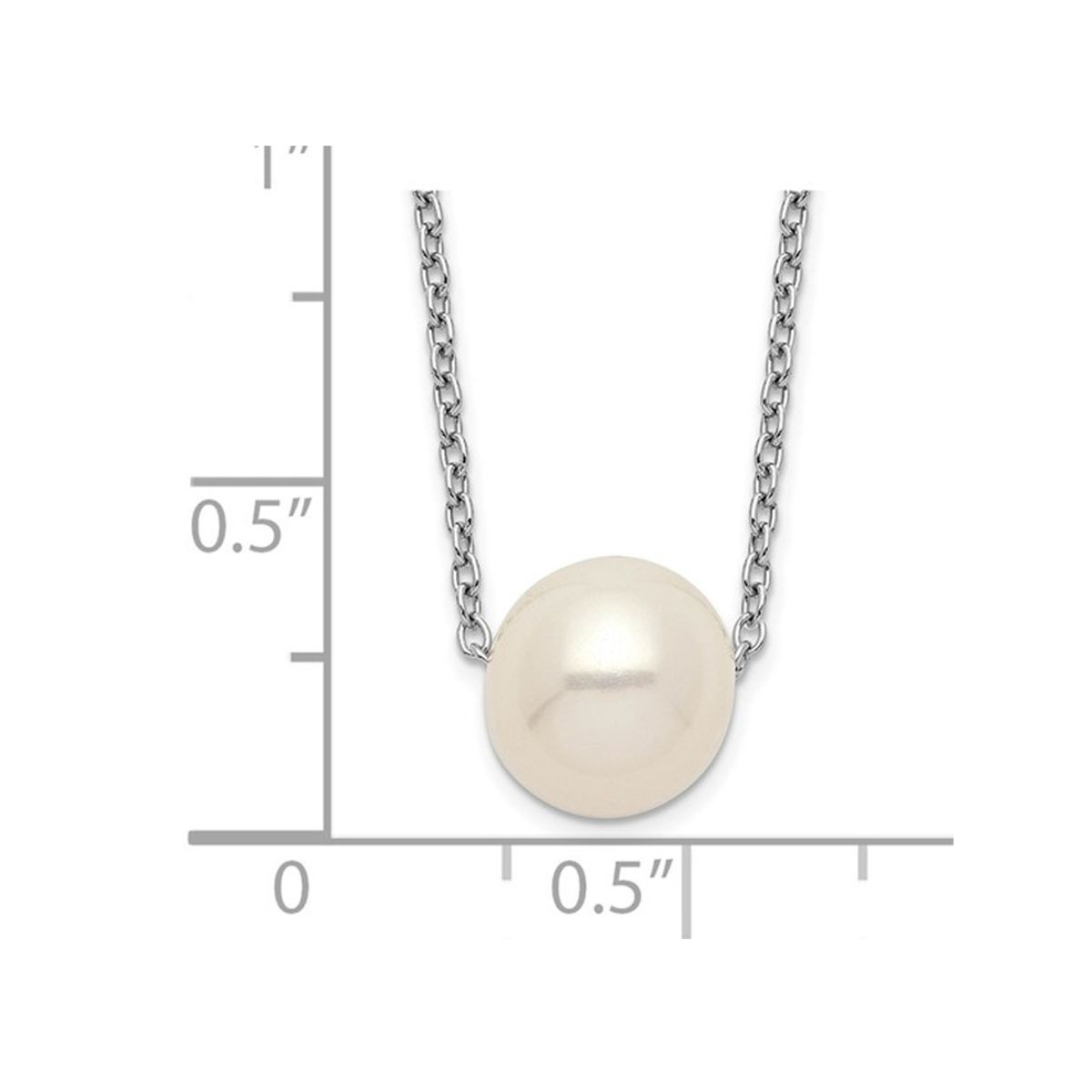 White Freshwater Cultured Pearl Necklace  product image