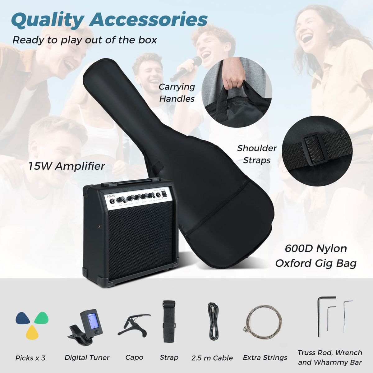 Beginner Electric Guitar Kit  product image