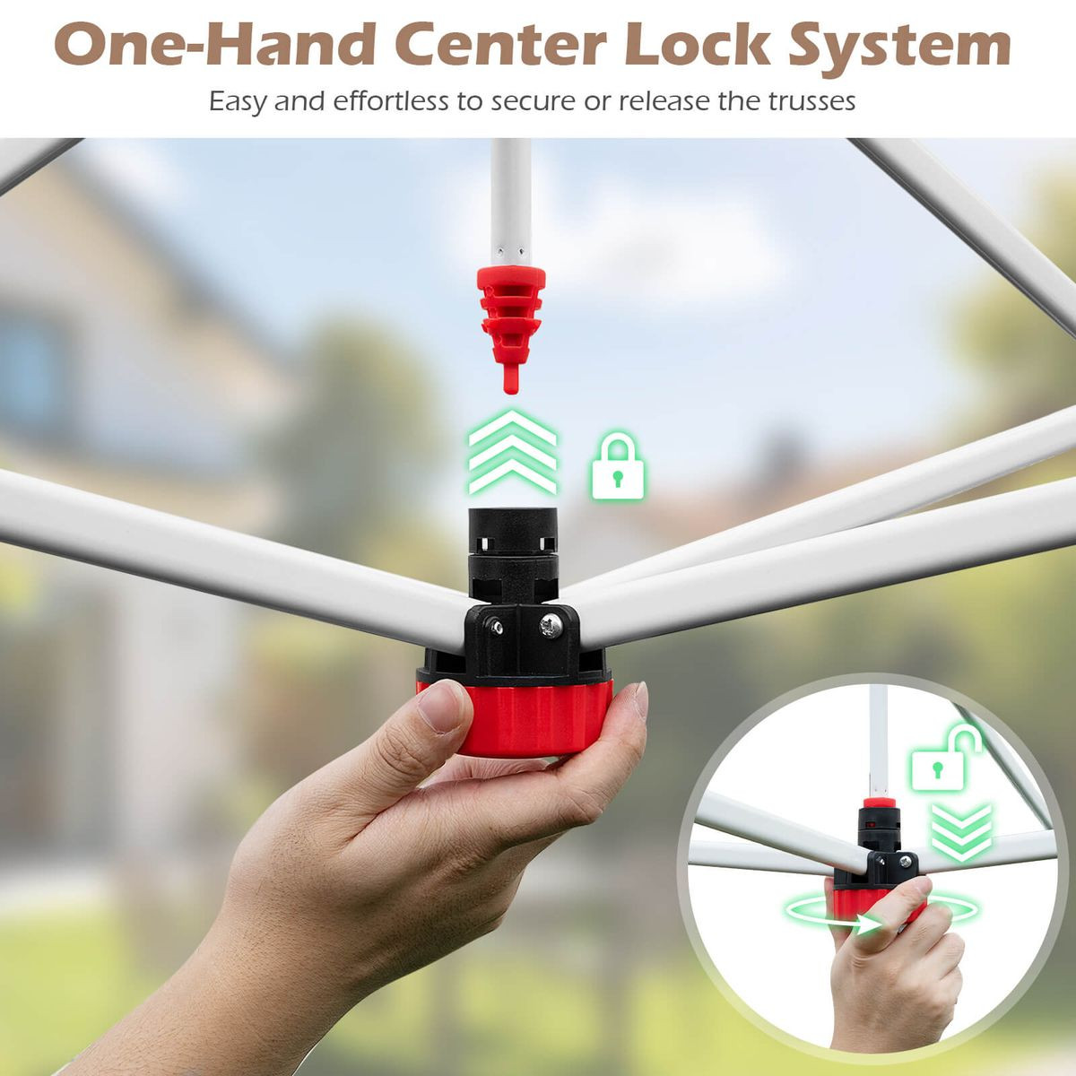 Easy Pop-up Canopy with Mesh Screen Netting product image