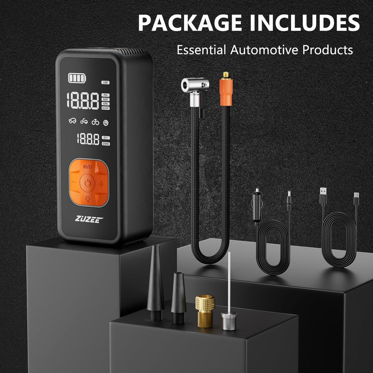 Portable Air Compressor and Tire Inflator product image