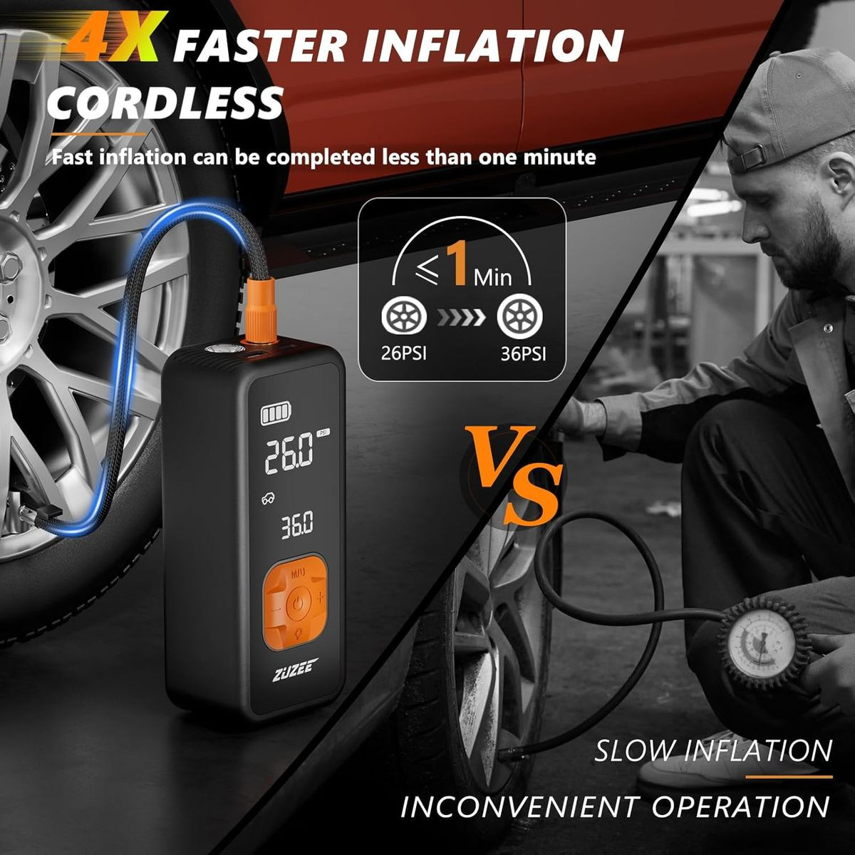 Portable Air Compressor and Tire Inflator product image
