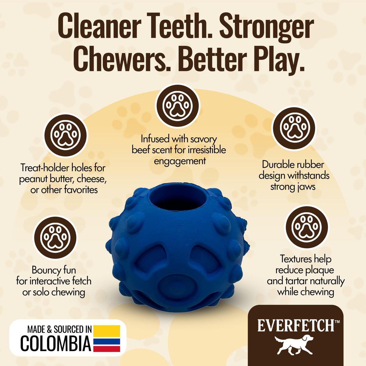 Everfetch Natural Rubber Scented Classic Dog Toys product image