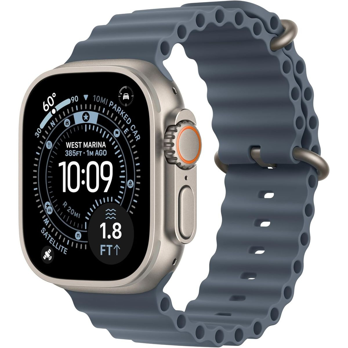 Apple Watch Ultra 3 (2025), GPS+LTE- 49MM Natural Titanium Case product image
