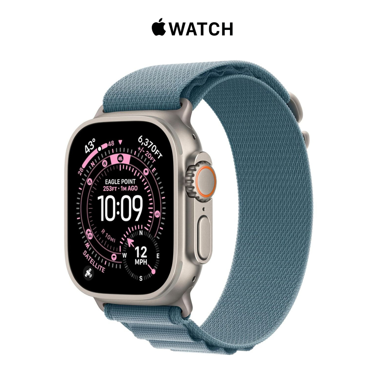 Apple Watch Ultra 3 (2025), GPS+LTE- 49MM Natural Titanium Case product image