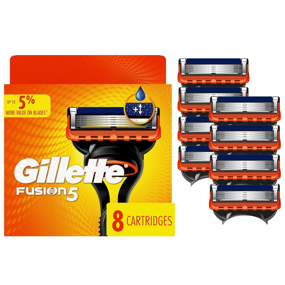 Men's Gillette Fusion5 Razor Refills (8 Refills) product image