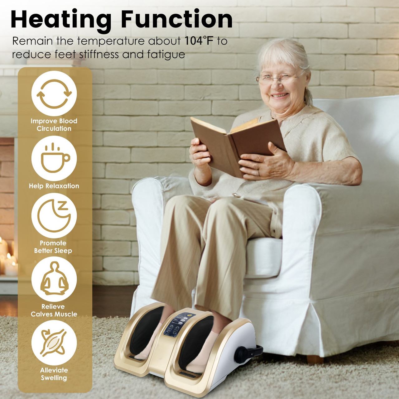 Heated Shiatsu Foot Massager  product image