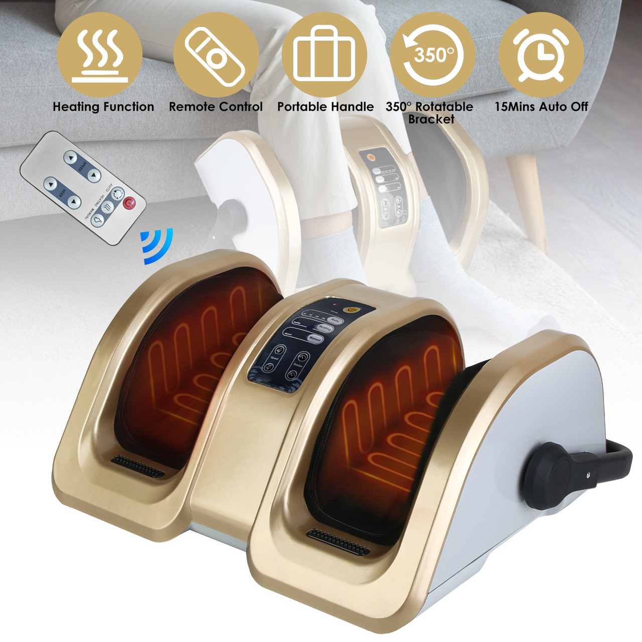 Heated Shiatsu Foot Massager  product image