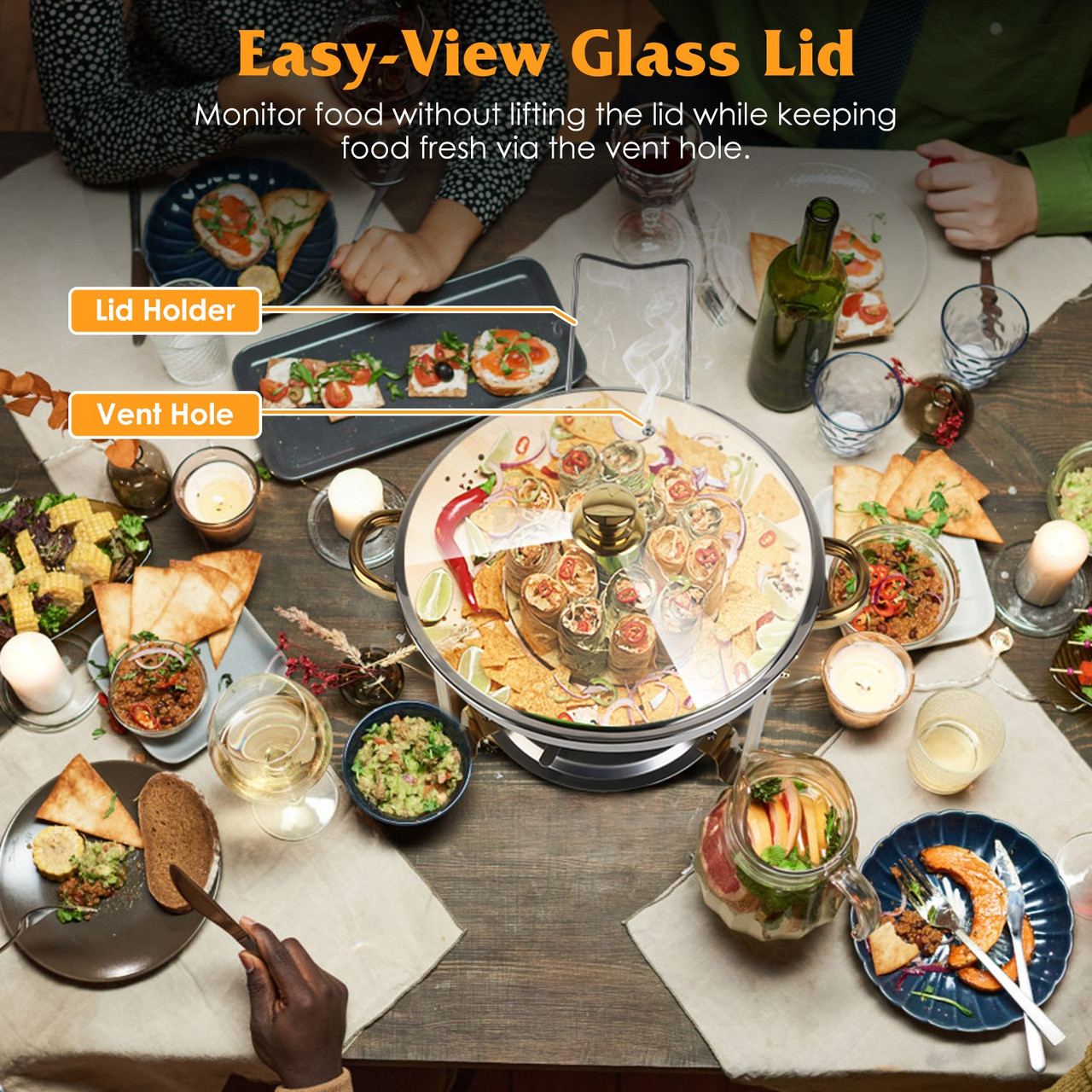 Chafing Dish Buffet Set (4-Pieces) product image