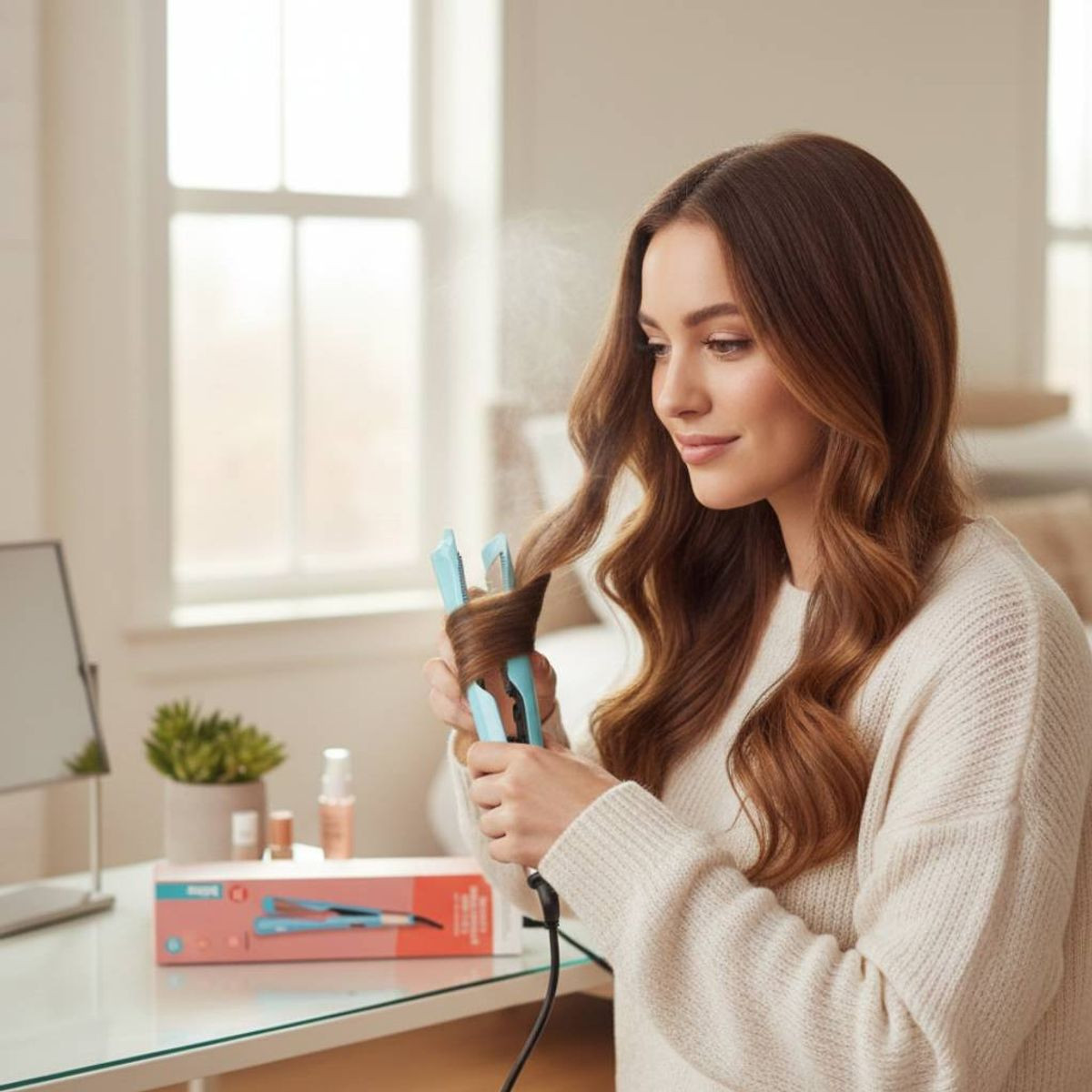 Bliss 2 in 1 Hair Straightener & Curling Iron Wand product image