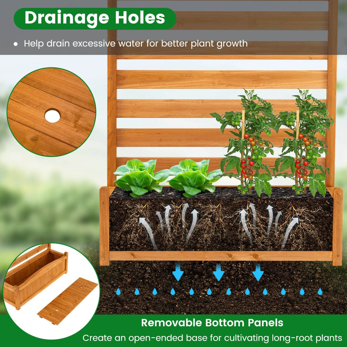 Air Conditioner Fence with Planter Box  product image