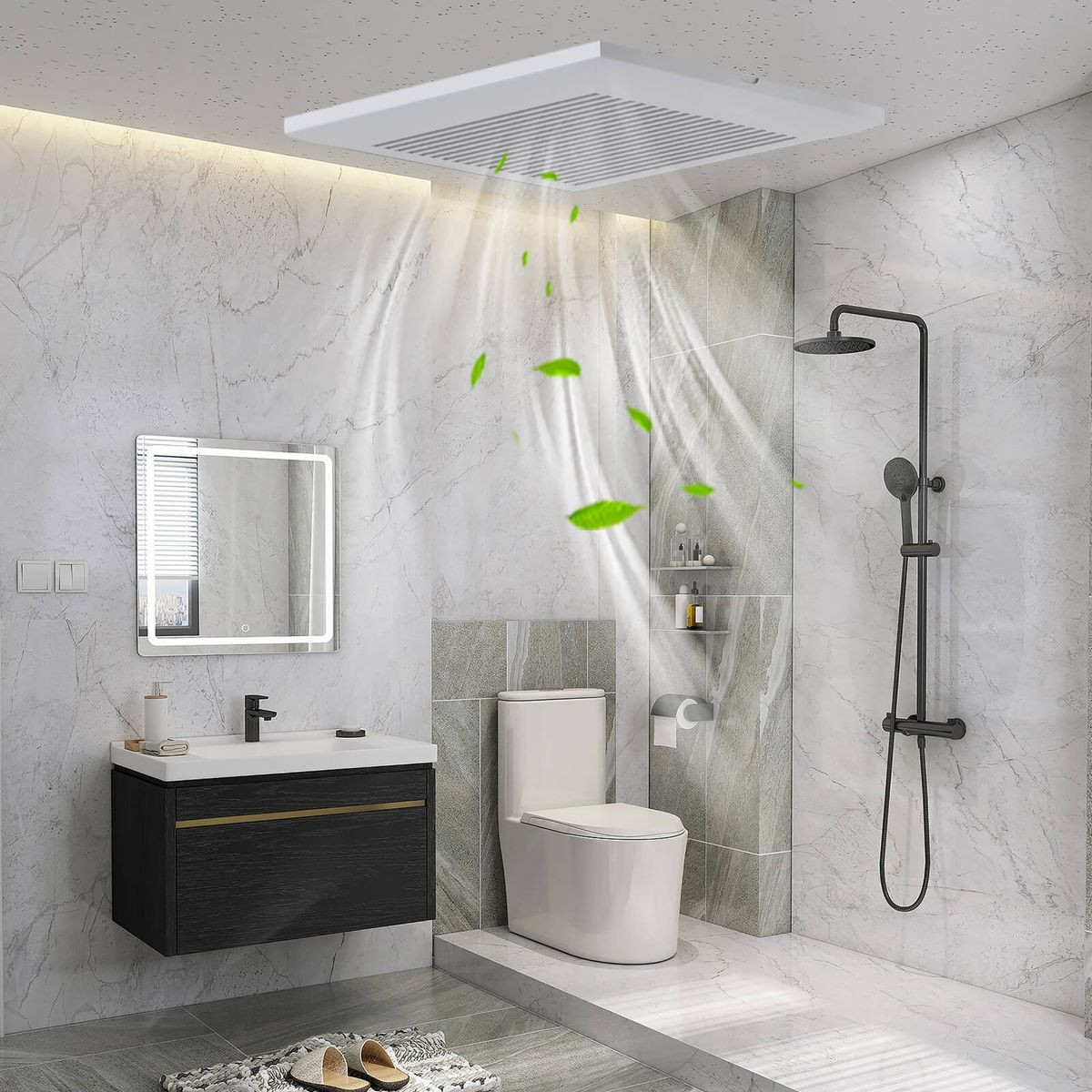 80 CFM Ceiling Mount Bathroom Exhaust Fan product image