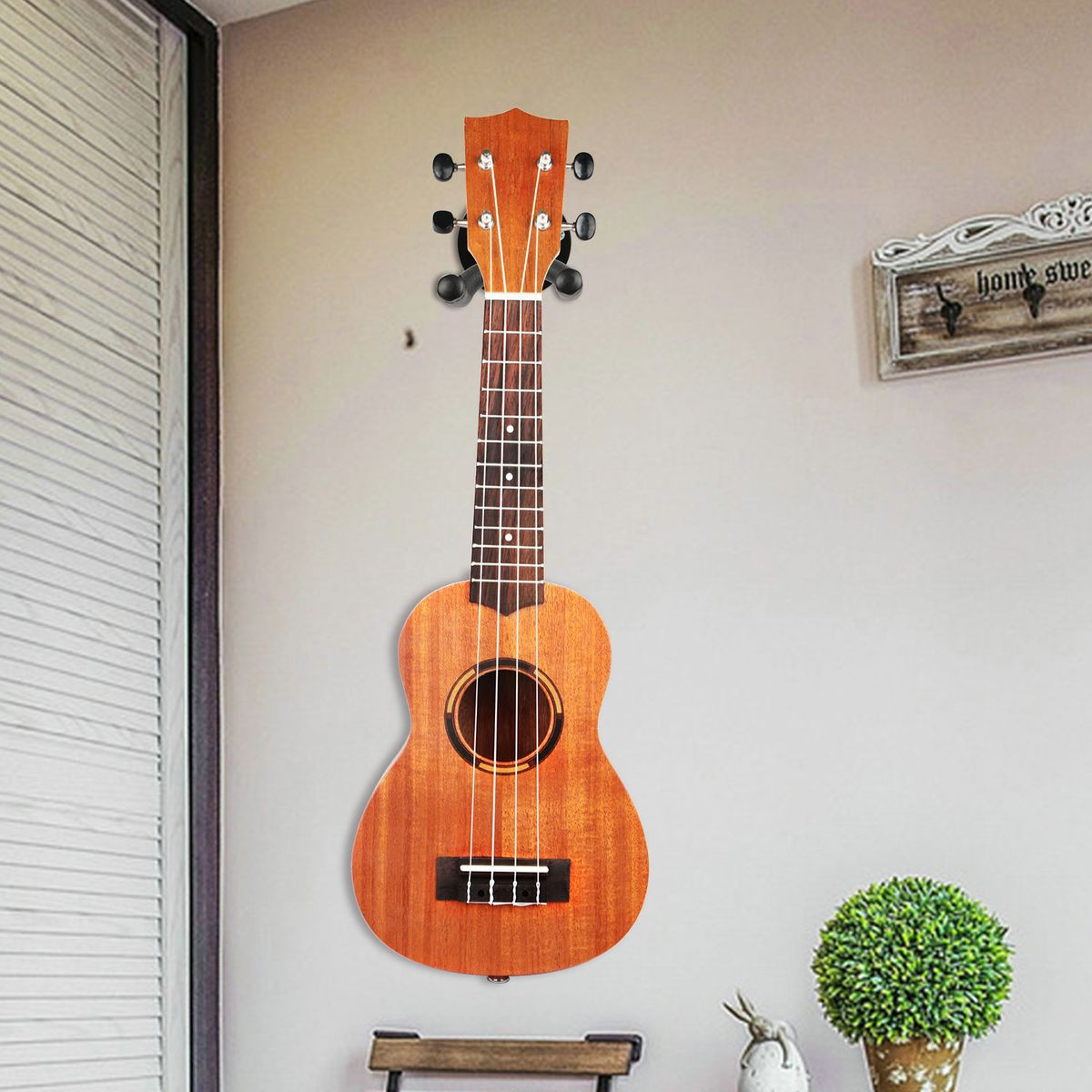 Padded Steel Wall Mount Guitar Holder product image