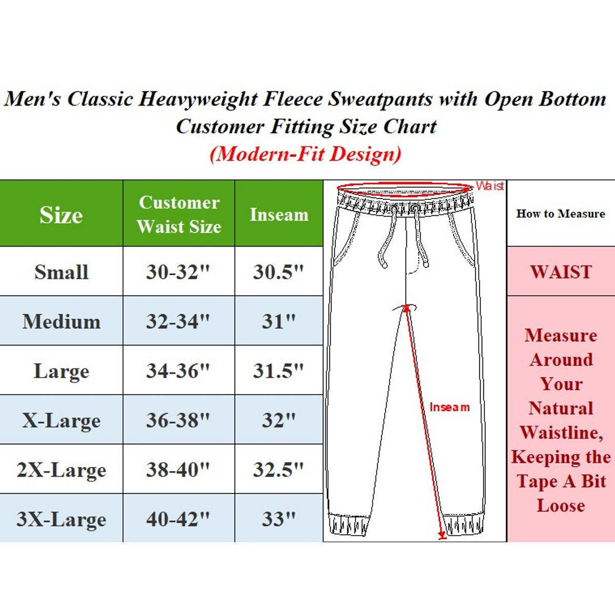 Men's Slim Fit Open Bottom Fleece Jogger Sweatpants (3-Pack) product image
