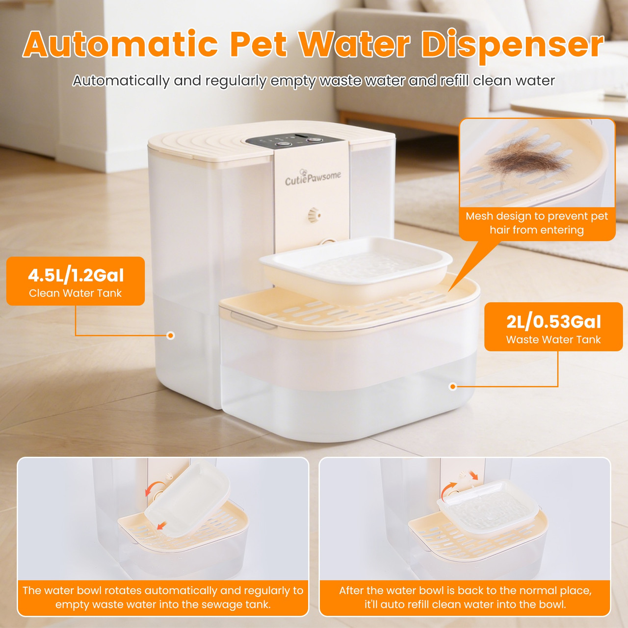 Automatic Pet Water Fountain product image