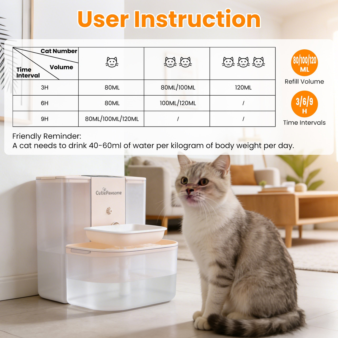 Automatic Pet Water Fountain product image