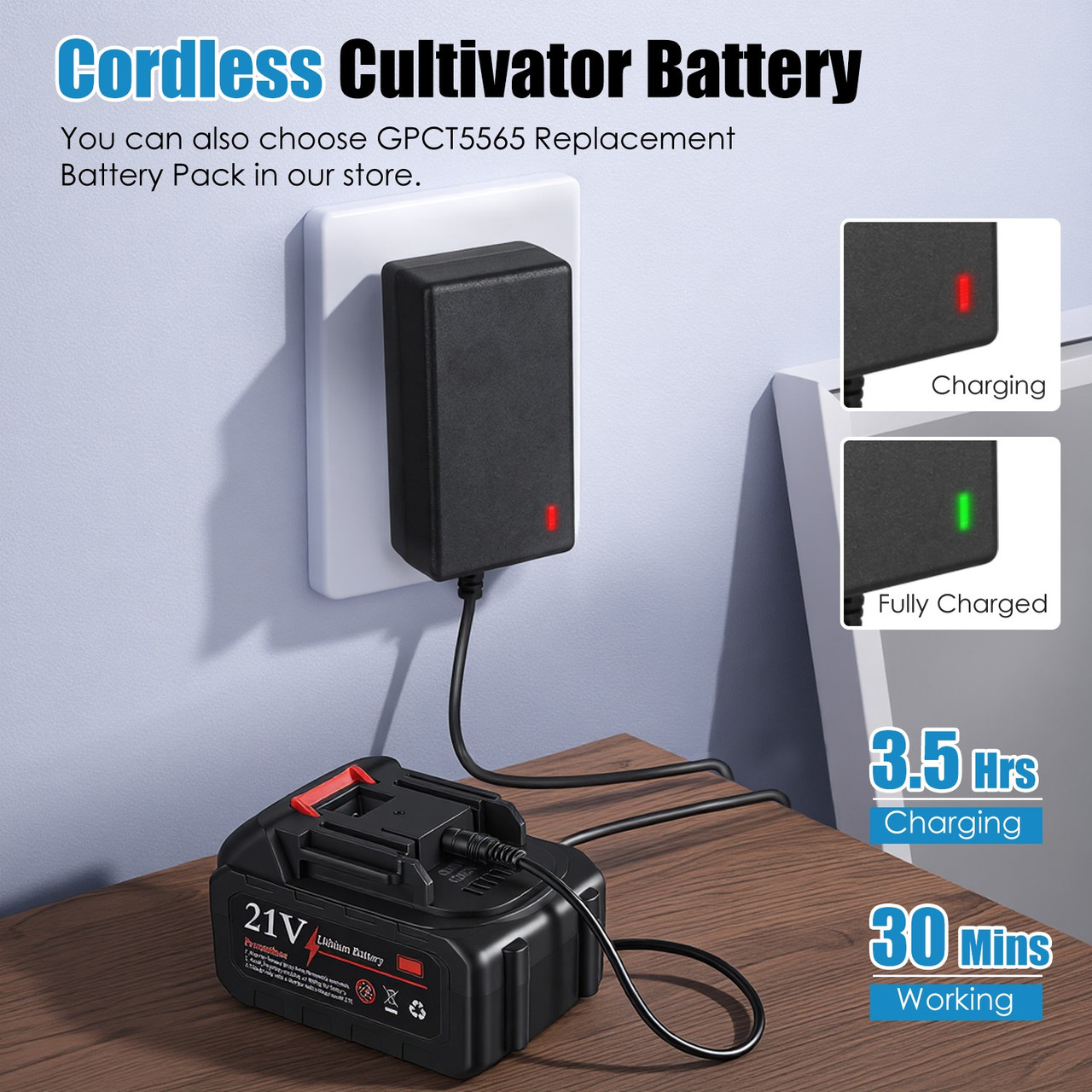 Cordless Tiller Cultivator product image