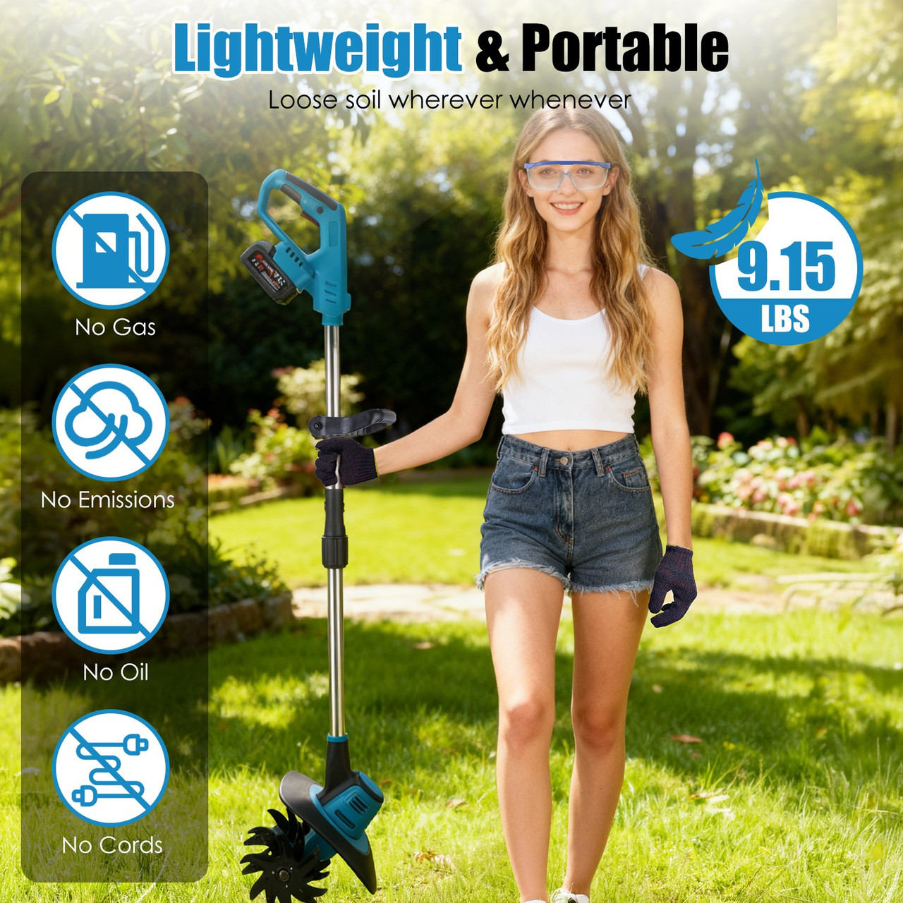 Cordless Tiller Cultivator product image