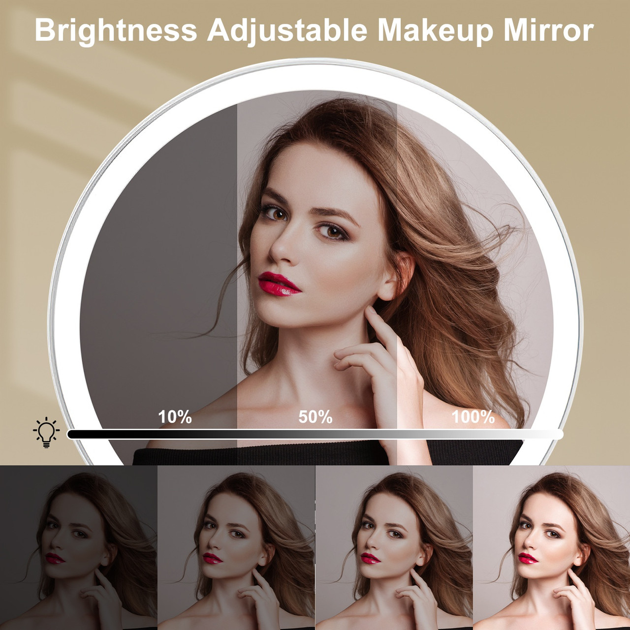 5X Magnifying Lighted Makeup Mirror product image