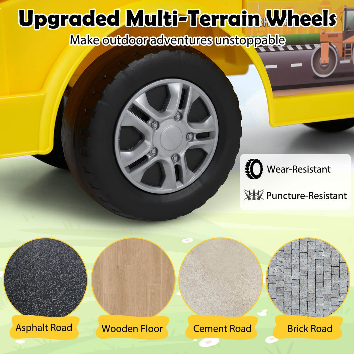 2-in-1 Ride on Excavator with Detachable Trailer Shovel product image