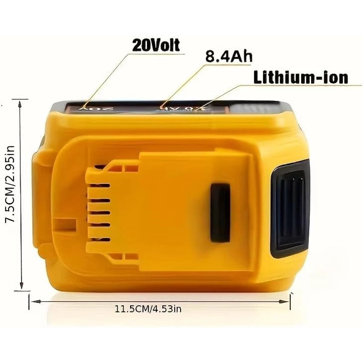 20V 8.4Ah True Capacity Replacement Battery for Dewalt product image