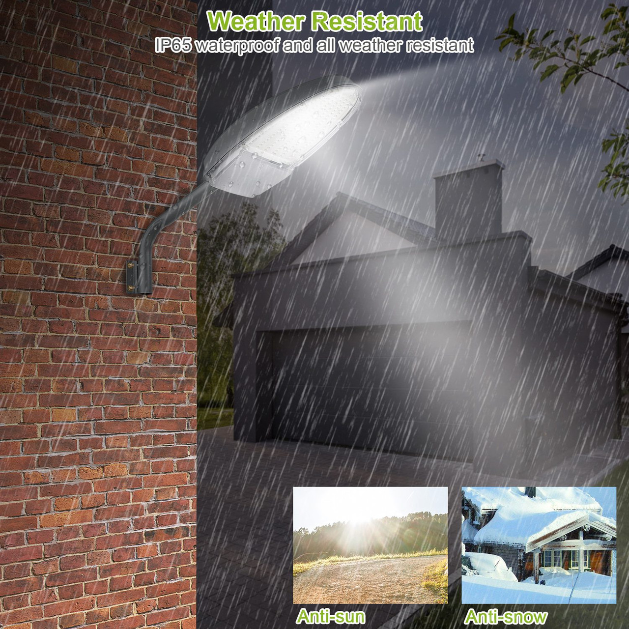 Ultra-Bright 144-LED Outdoor Wall Light product image