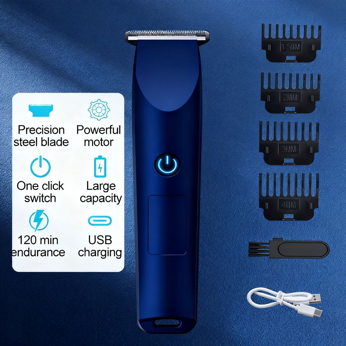 Men Pro Electric Hair Clippers Beard Trimmer product image