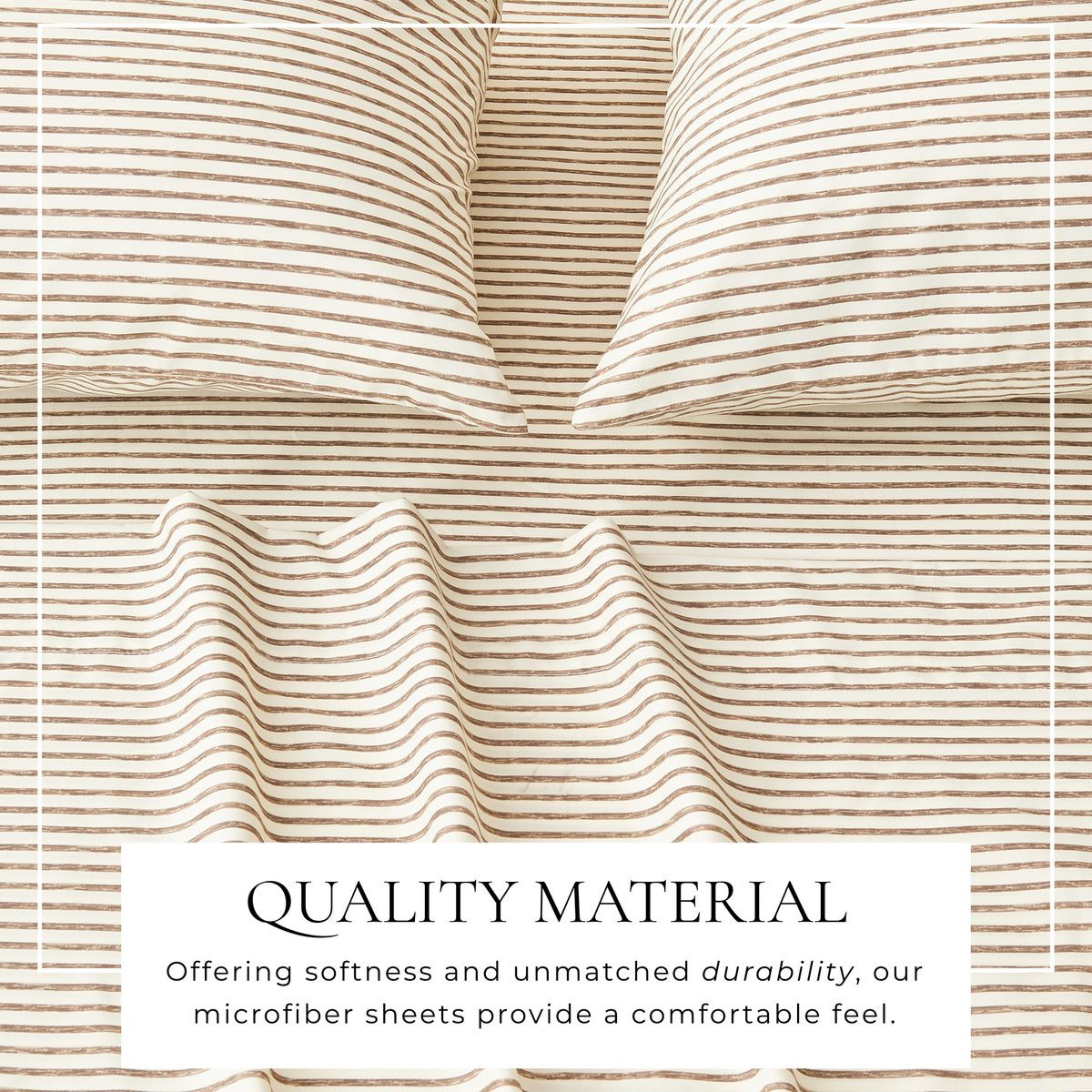 Striped Microfiber Sheet Set product image