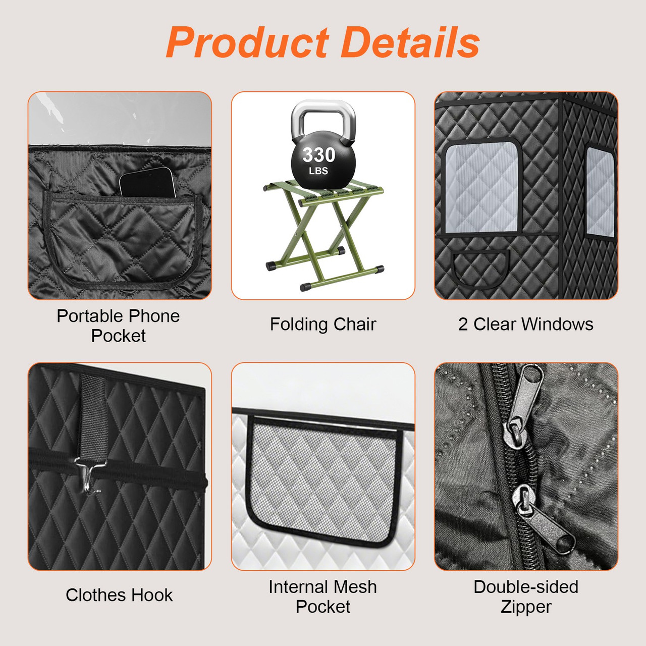 1‑Person Portable Steam Sauna  product image