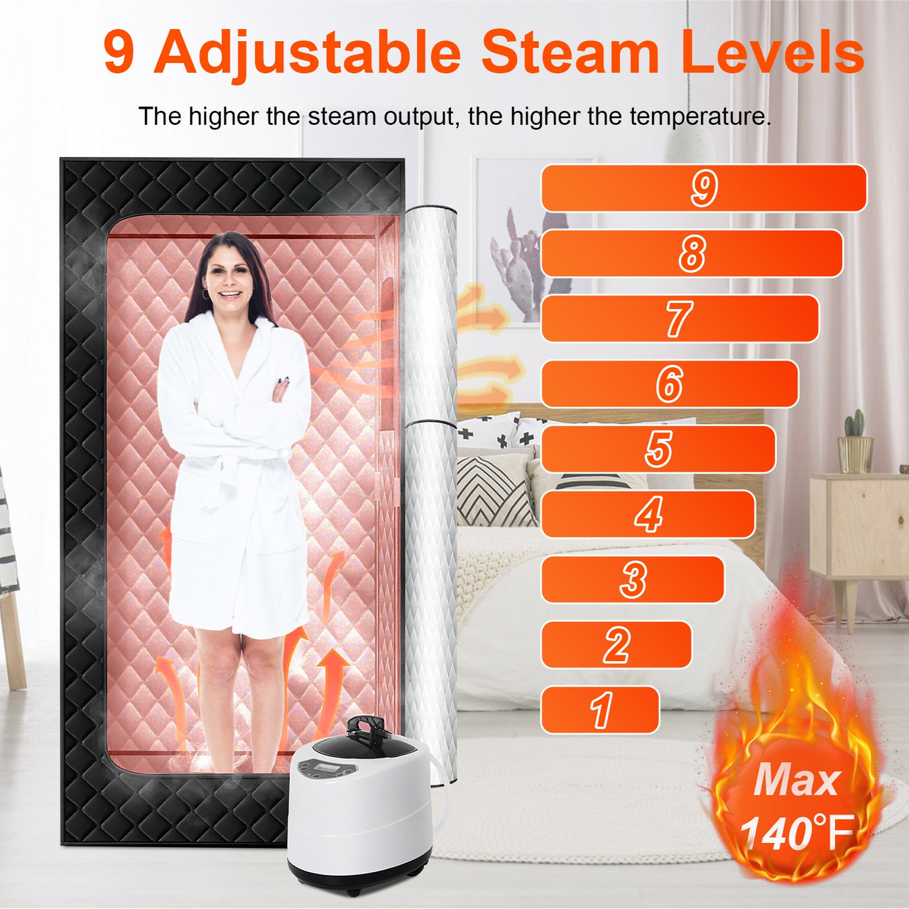 1‑Person Portable Steam Sauna  product image