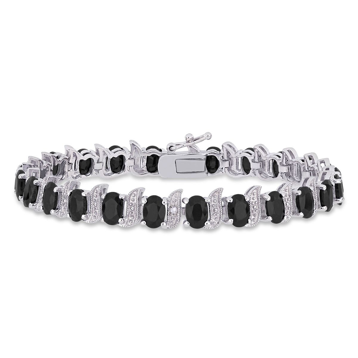 14.75 Carat (ctw) Black Sapphire Bracelet product image