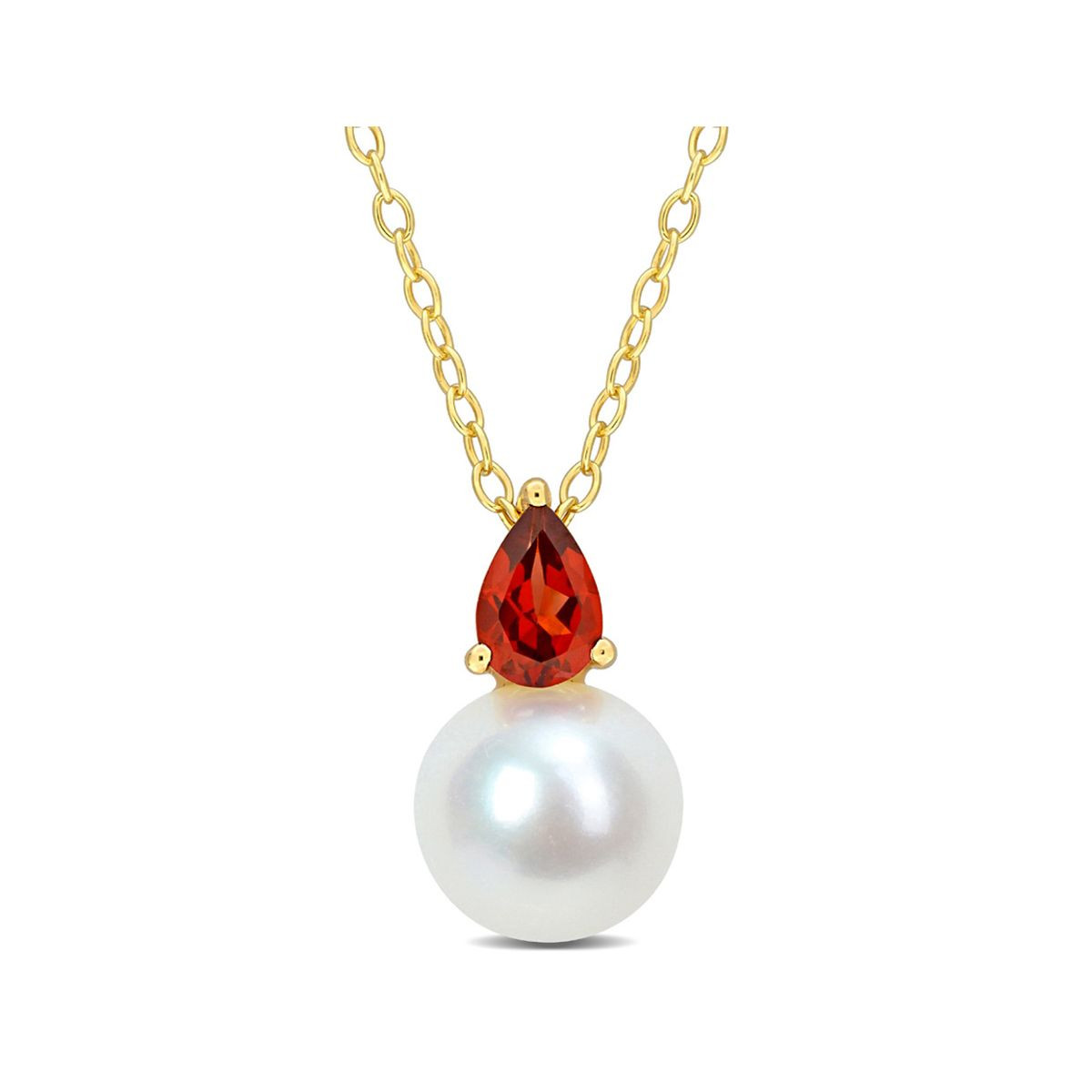 8.5-9mm Freshwater Cultured Drop Pearl Pendant Necklace product image