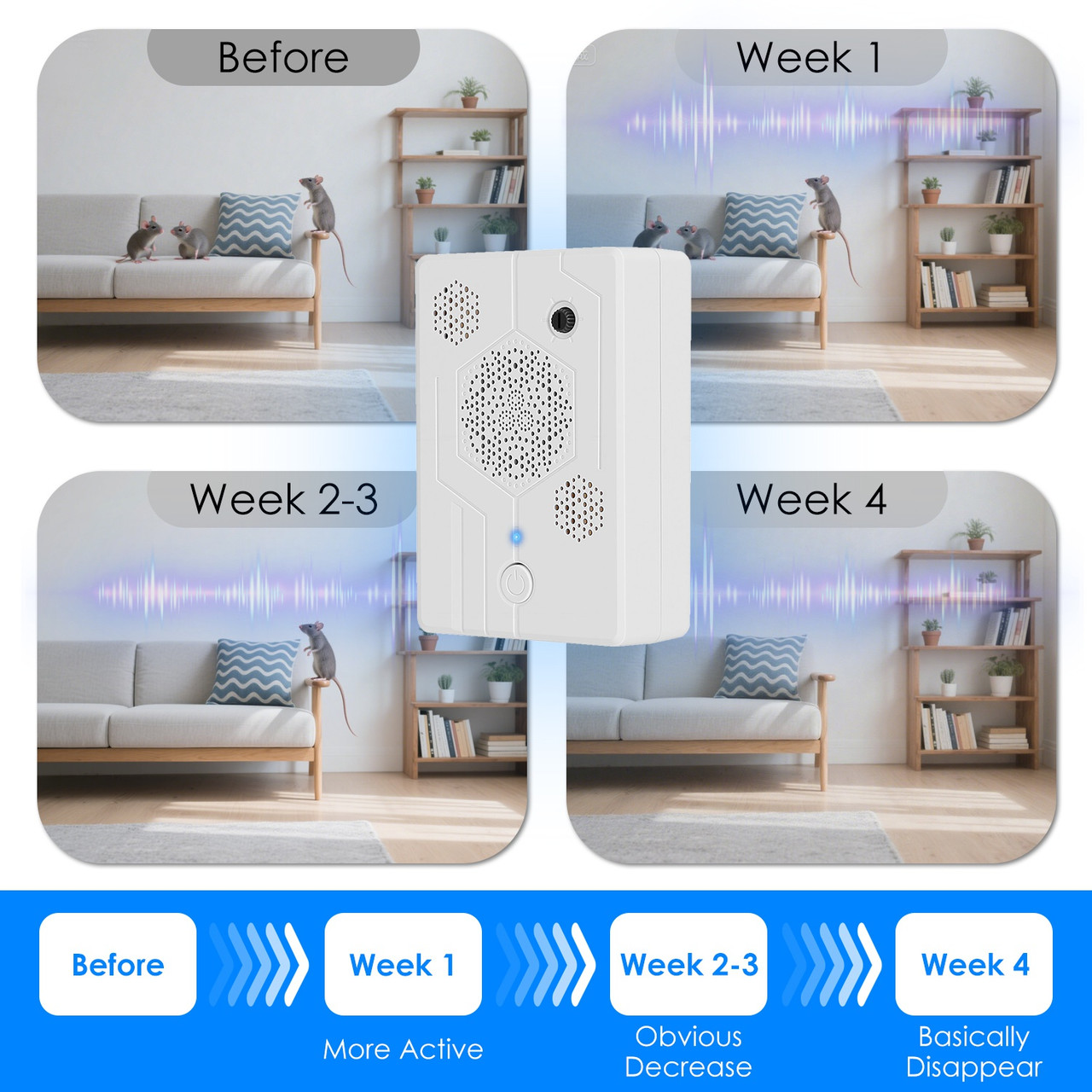 Ultrasonic Pest Repellent (2-Pack) product image