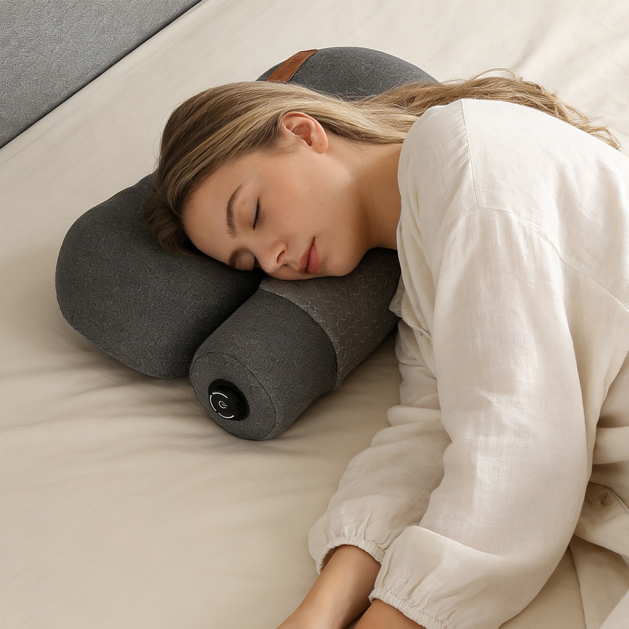 Heated Neck Pillow with Eye Mask product image