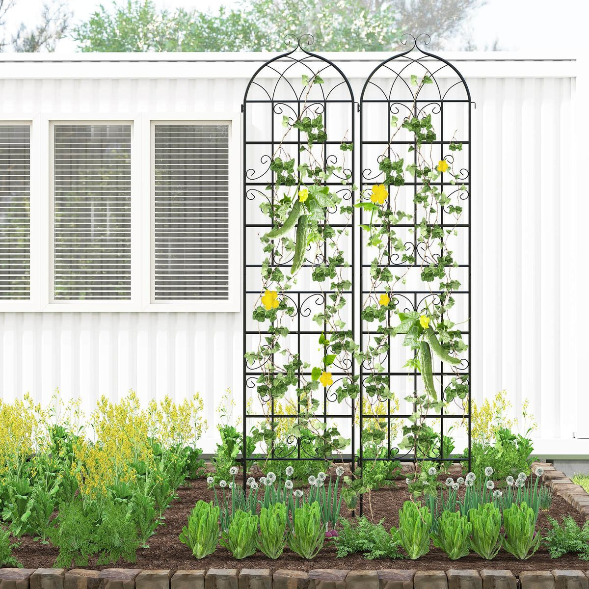 Heavy-Duty Metal Garden Trellis (2 or 4-Pack) product image