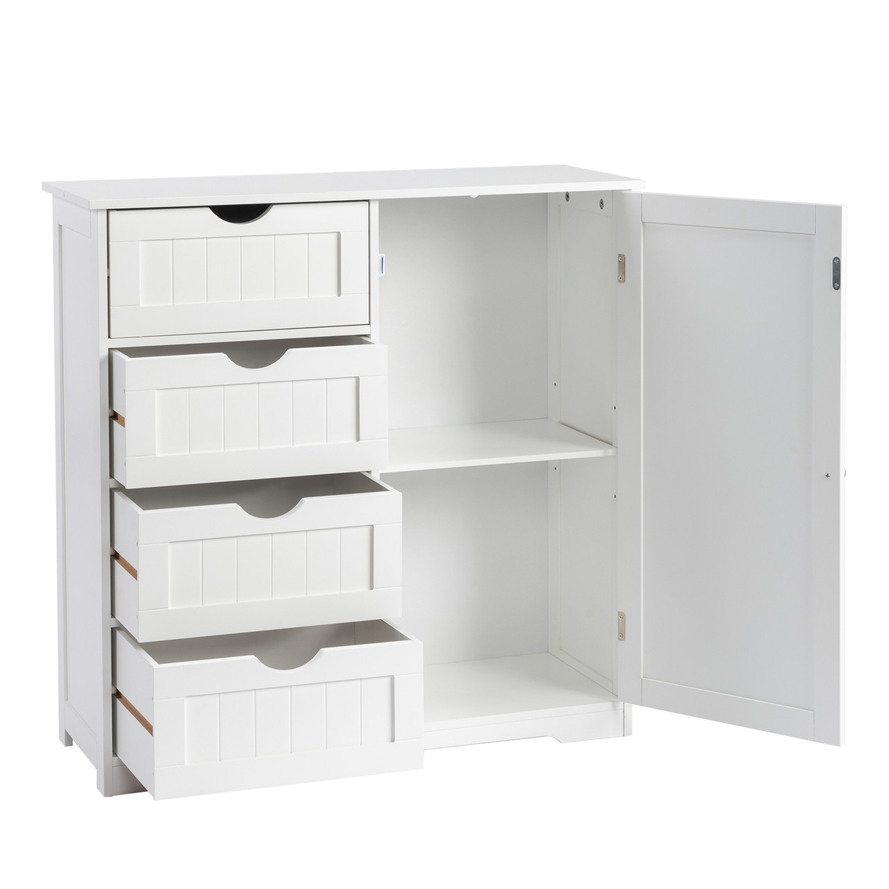 Large Wooden Bathroom Floor Cabinet product image