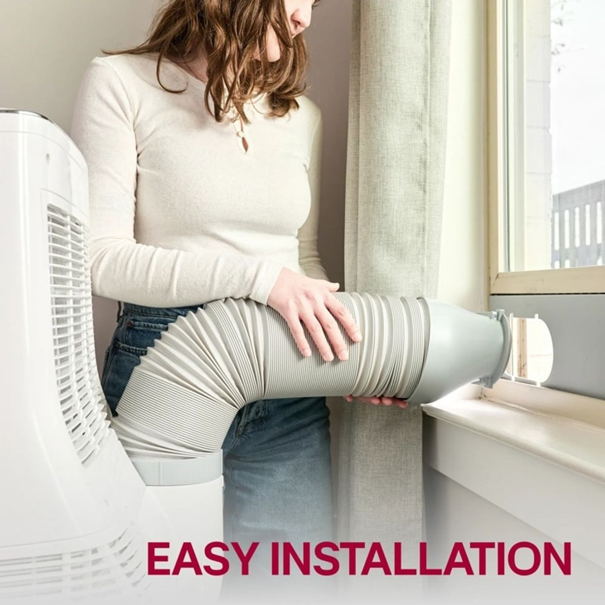 LG 10,000 BTU (DOE) Dual Inverter Smart Wi-Fi Enabled Portable Air Conditioner product image