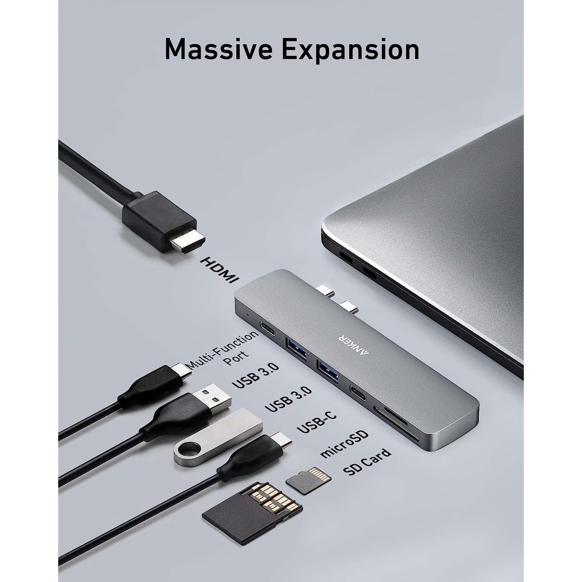 Anker PowerExpand Direct  7-in-2  USB-C  PD Media Hub product image