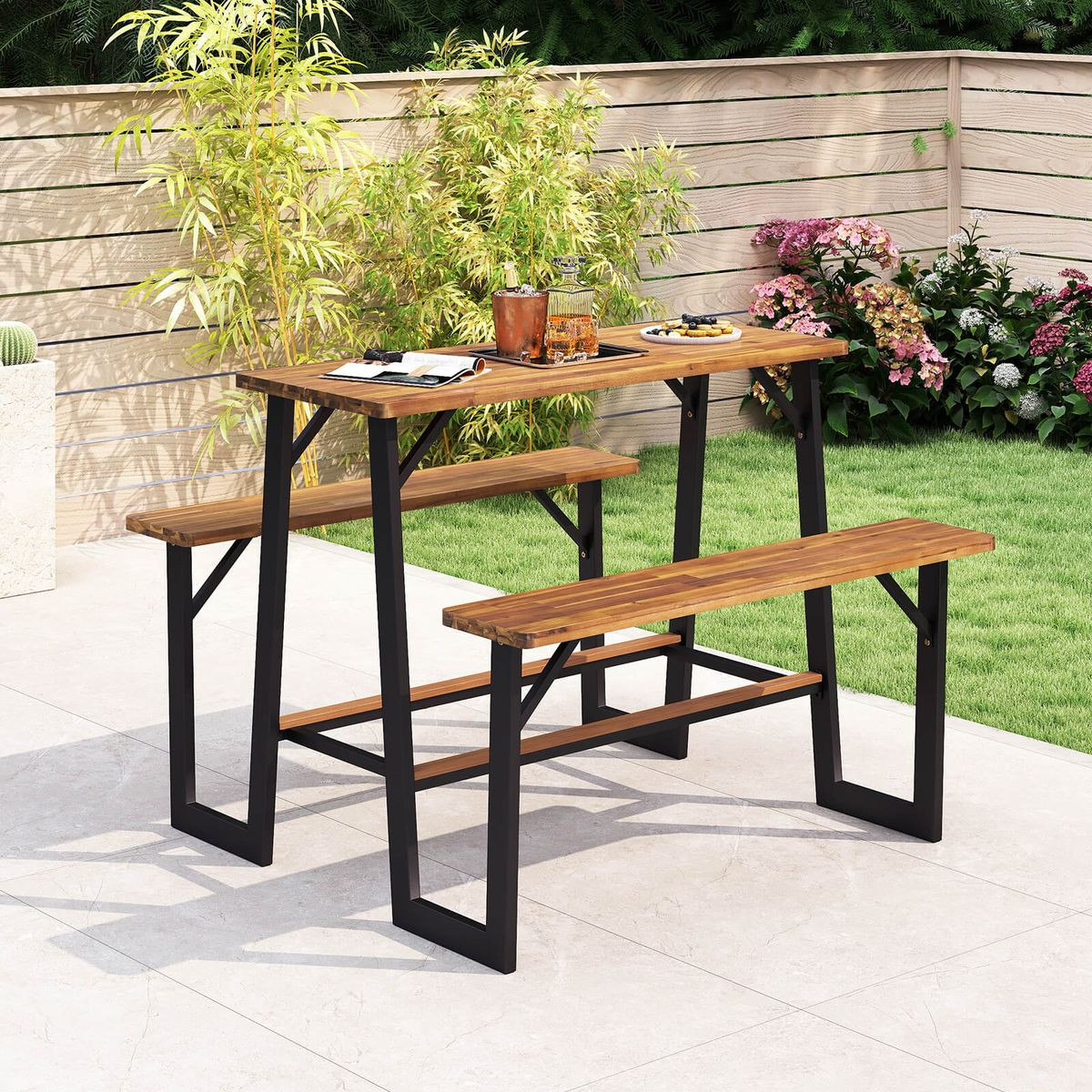 Patio Picnic Table and Bench Set product image