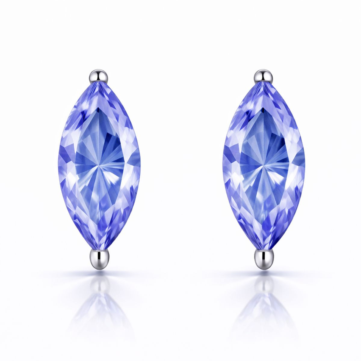 1.5 CTW Tanzanite Marquise Cut Stud Earrings product image