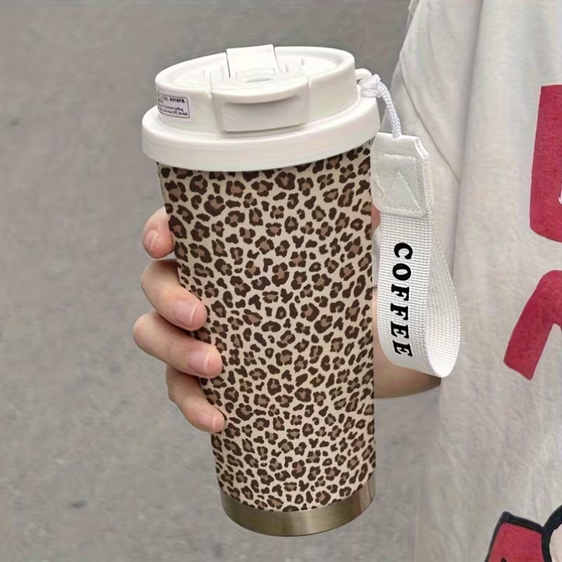 Leopard Print Travel Coffee Mug product image