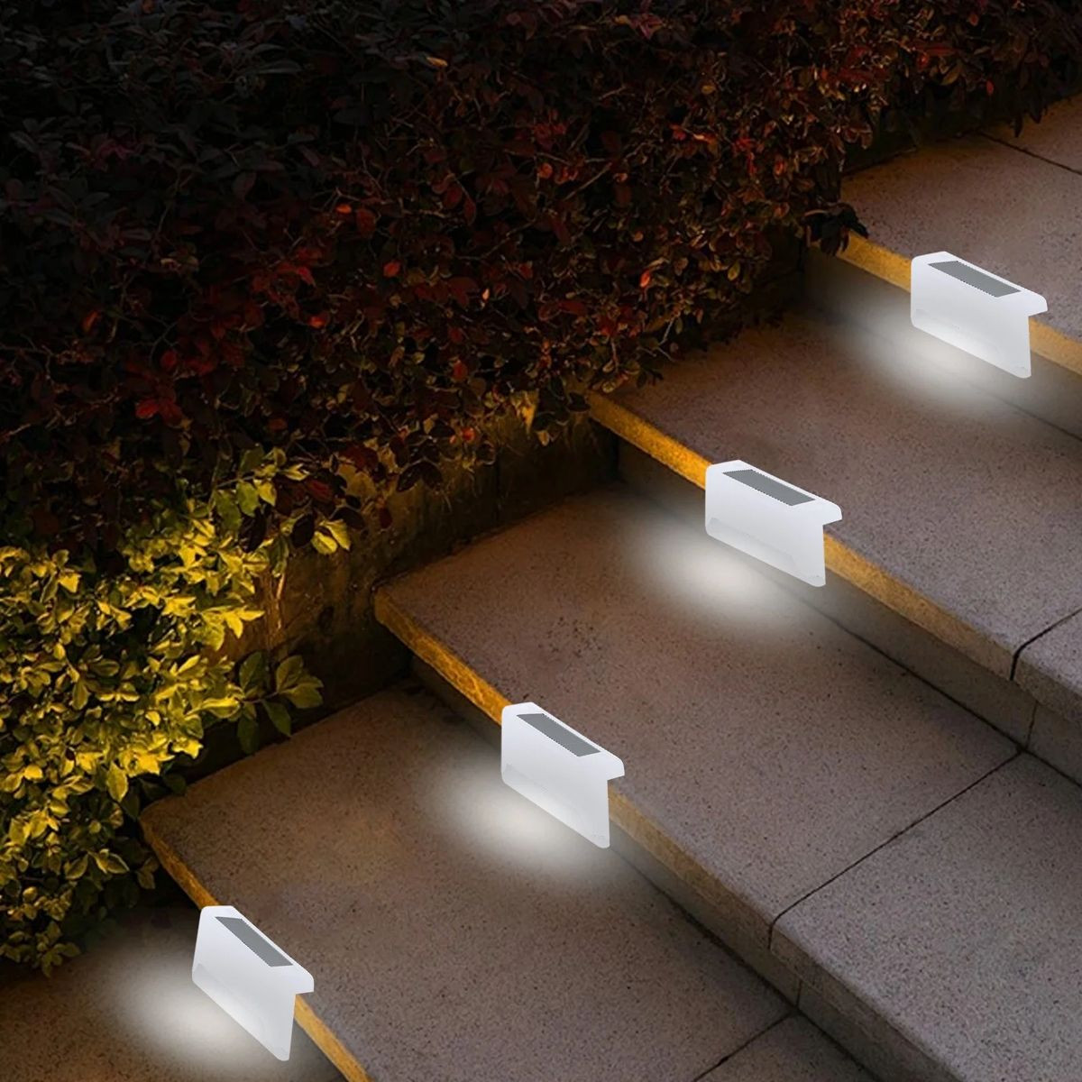 Waterproof LED Solar Deck Stair Lights (4-Pack) product image