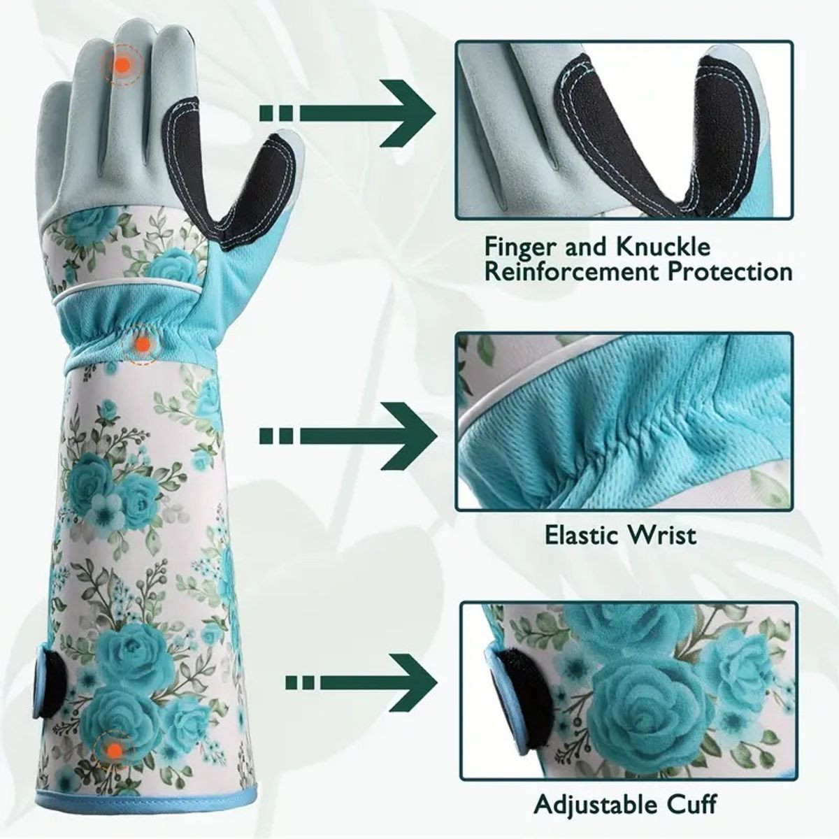 Women's Long Rose Garden Gloves product image