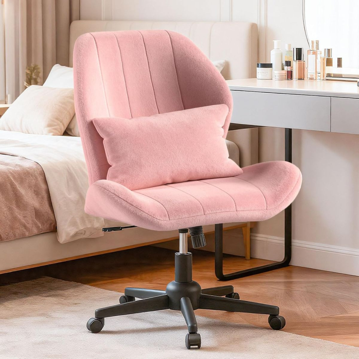 Armless Wide Cross Legged Office Chair product image