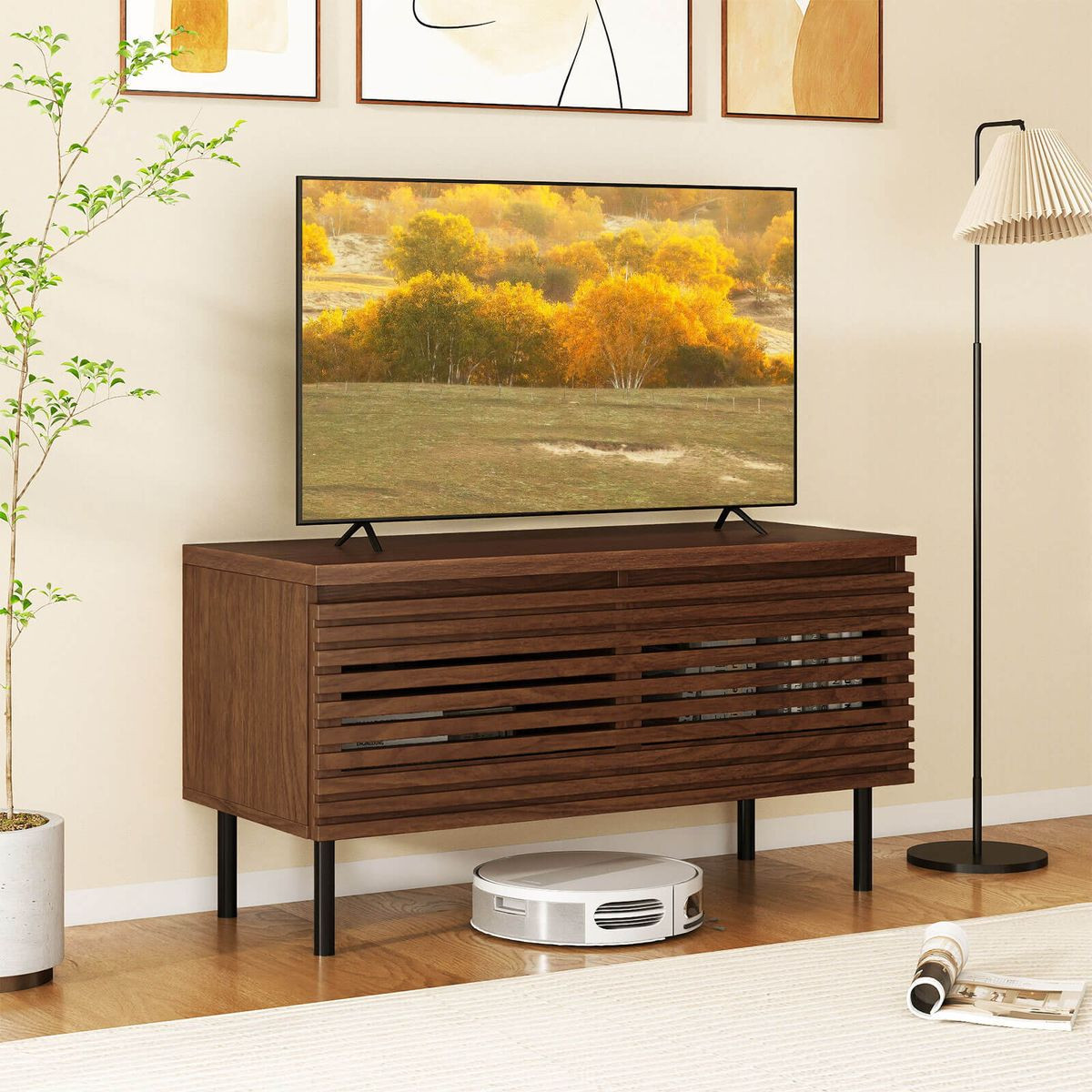 Mid Century Fluted TV Stand for 40" TVs product image