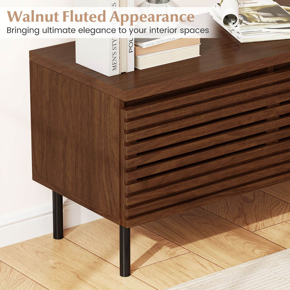 Mid Century Fluted TV Stand for 40" TVs product image