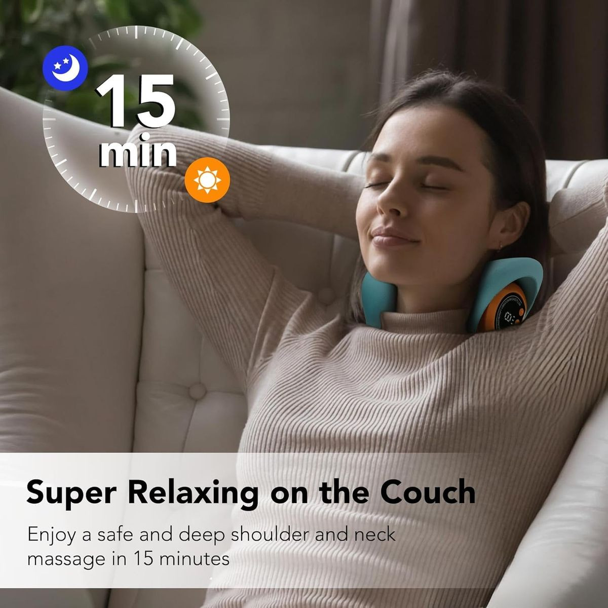 Stilefix Neck Massager Pillow with 3 Adjustable Modes product image