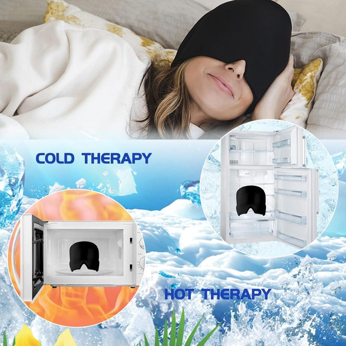Hot and Cold Therapy Migraine Relief Cap product image