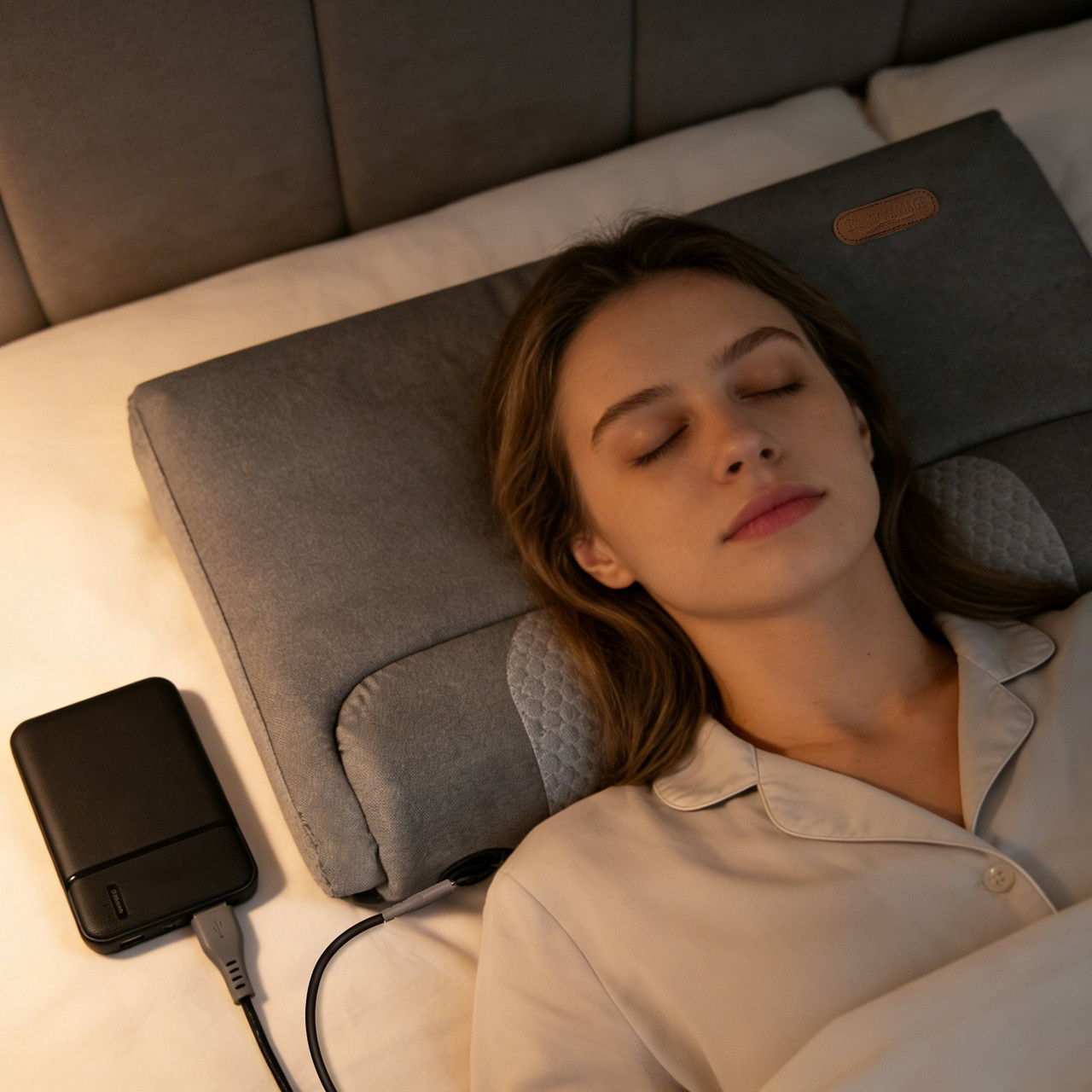 Heated Neck Massager Pillow and Eye Mask product image