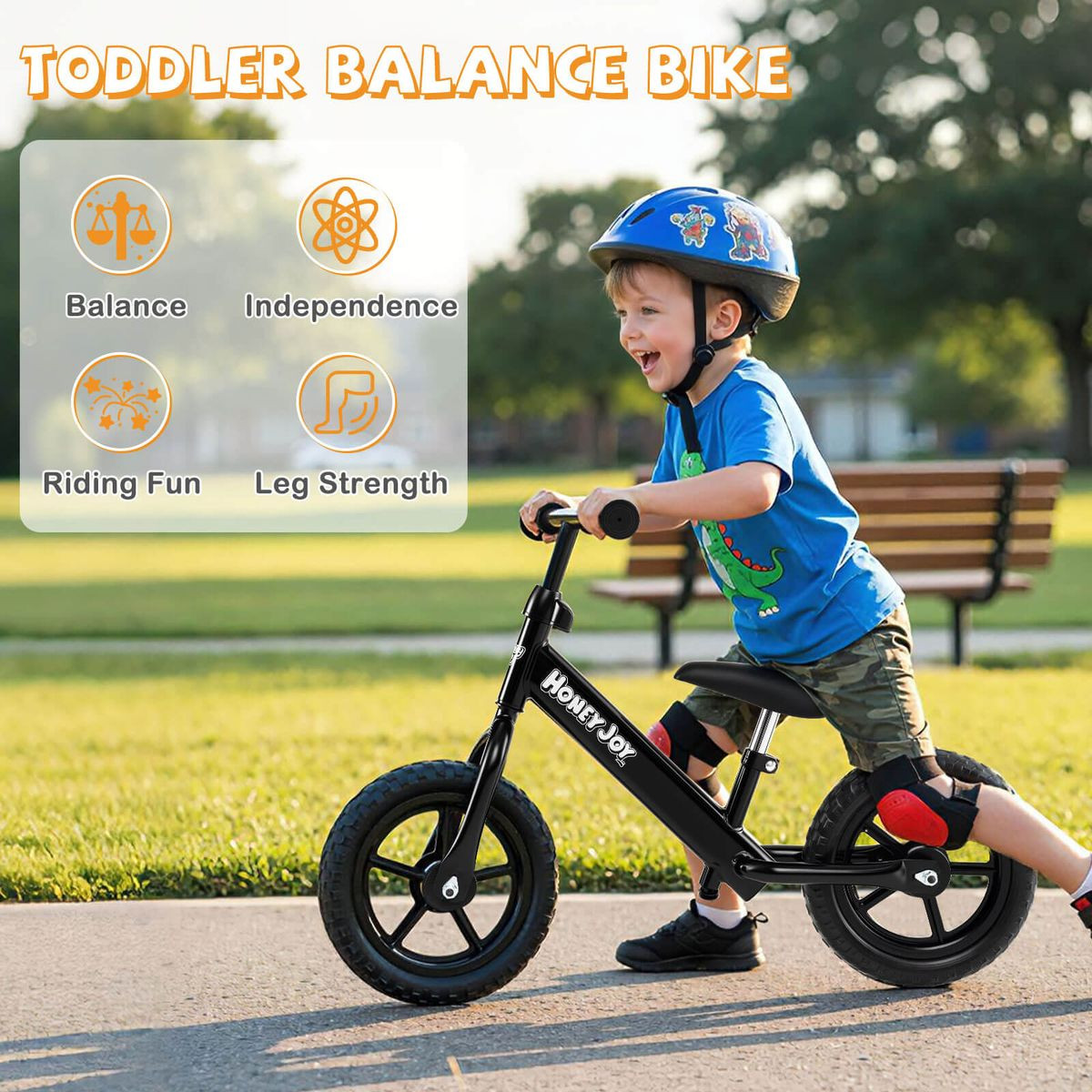  11” Lightweight Toddler Balance Bike with Adjustable Handlebar product image
