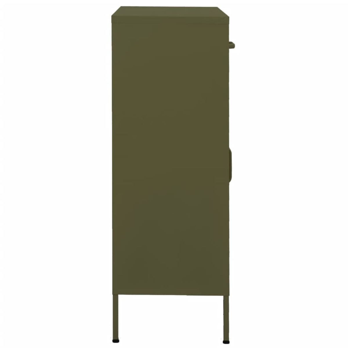 Storage Cabinet Olive Green 31.5"x13.8"x40" Steel product image